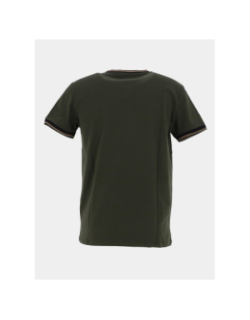 T-shirt uni tutin kaki homme - Benson & Cherry