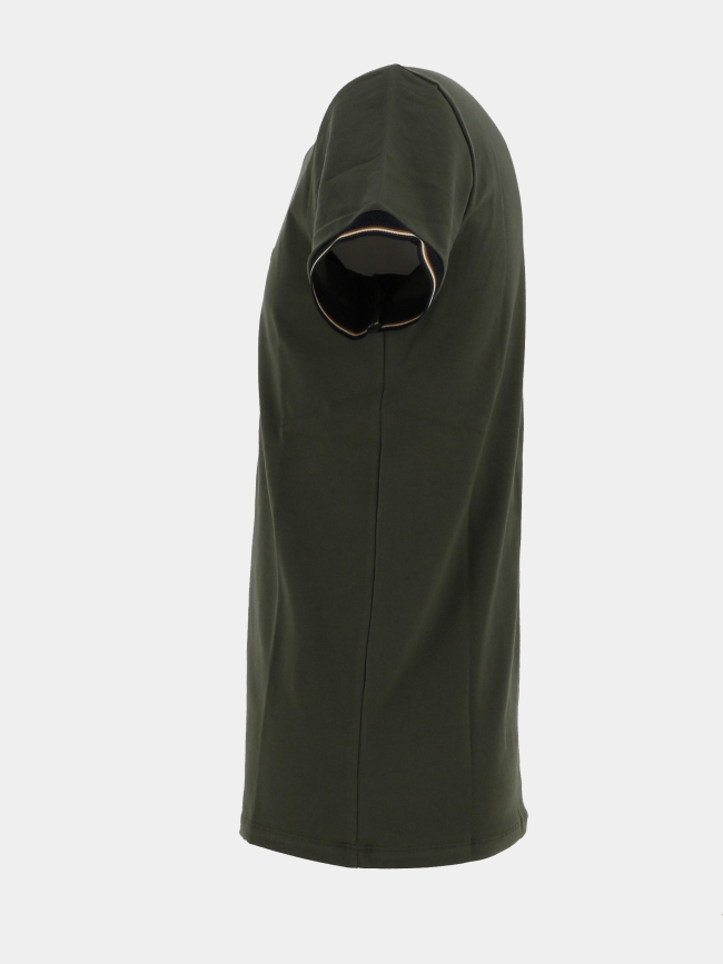 T-shirt uni tutin kaki homme - Benson & Cherry