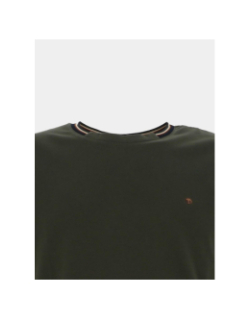 T-shirt uni tutin kaki homme - Benson & Cherry