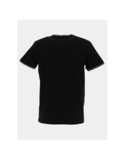 T-shirt uni tutin noir homme - Benson & Cherry