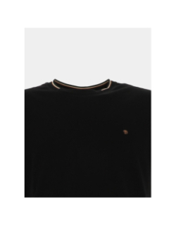 T-shirt uni tutin noir homme - Benson & Cherry