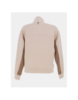 Sweat col camionneur billy beige femme - Happy & So