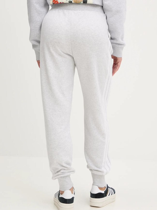 Jogging french terry logo gris chiné femme - Adidas