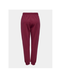 Jogging regular taille haute pica bordeaux femme - Only Play