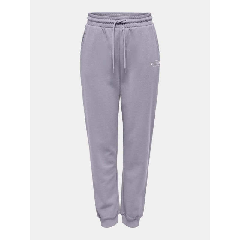 Jogging regular taille haute pica gris femme - Only