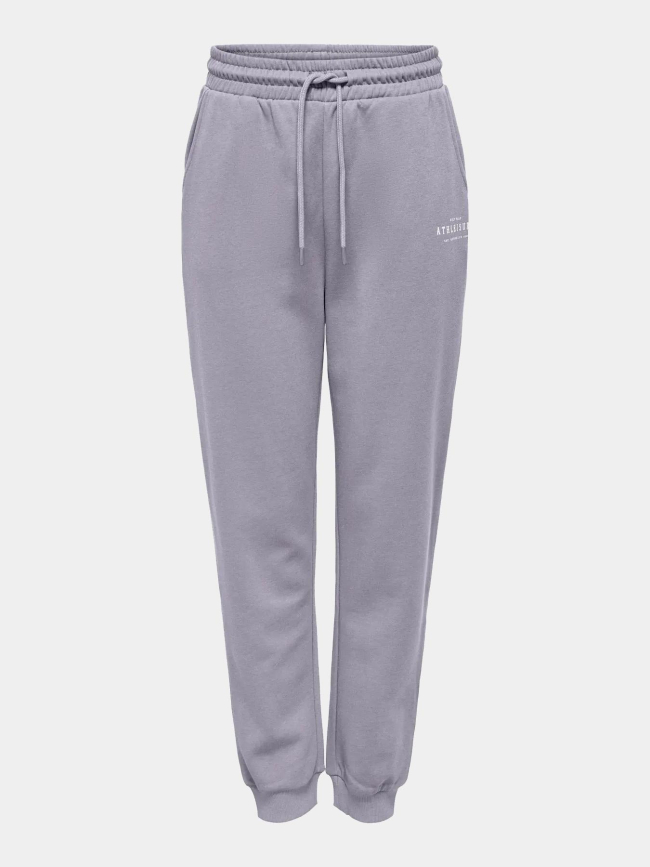 Jogging regular taille haute pica gris femme - Only