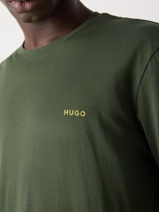 T-shirt dero vert foncé homme - Hugo