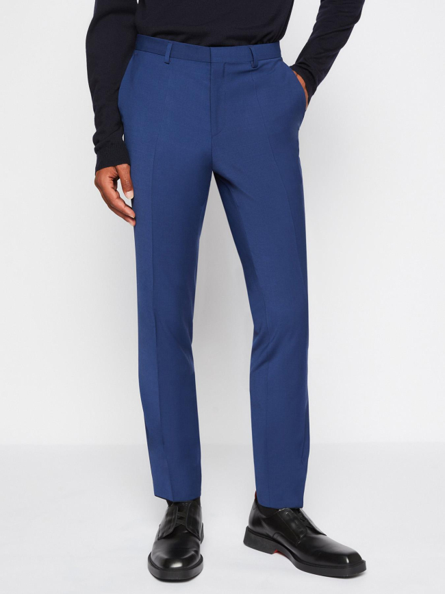 Pantalon de costume hesten bleu homme - Hugo