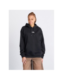 Sweat à capuche essential oversize noir femme - The North Face