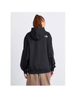 Sweat à capuche essential oversize noir femme - The North Face
