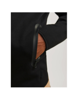Sweat à capuche zippé jcofusion noir homme - Jack & Jones