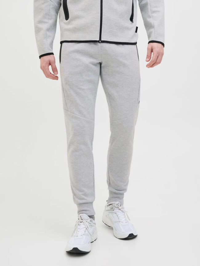 Pantalon jogging jpstwill fusion gris homme - Jack & Jones