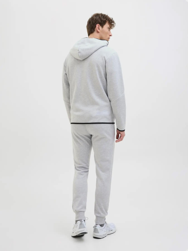 Pantalon jogging jpstwill fusion gris homme - Jack & Jones