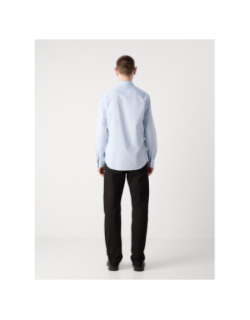 Chemise solid stretch slim bleu clair homme - Calvin Klein
