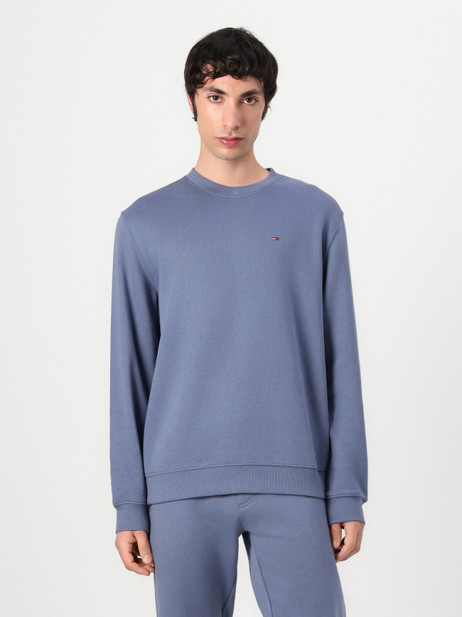 Sweat regular flag crew bleu homme - Tommy Jeans