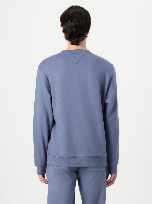 Sweat regular flag crew bleu homme - Tommy Jeans