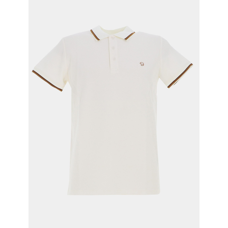 Polo gac uni blanc homme - Benson & Cherry