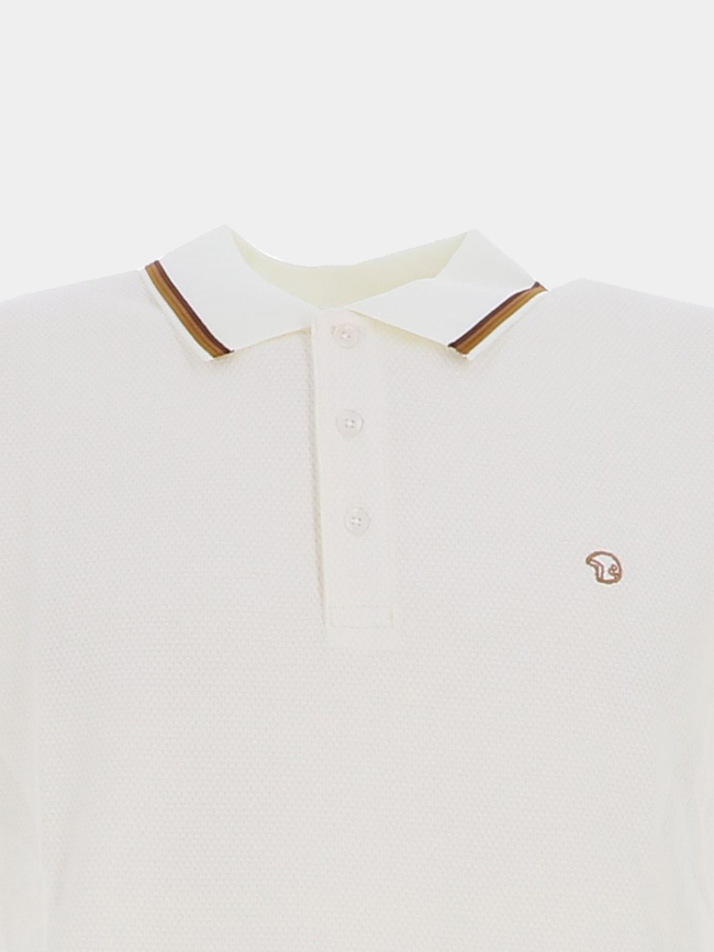 Polo gac uni blanc homme - Benson & Cherry