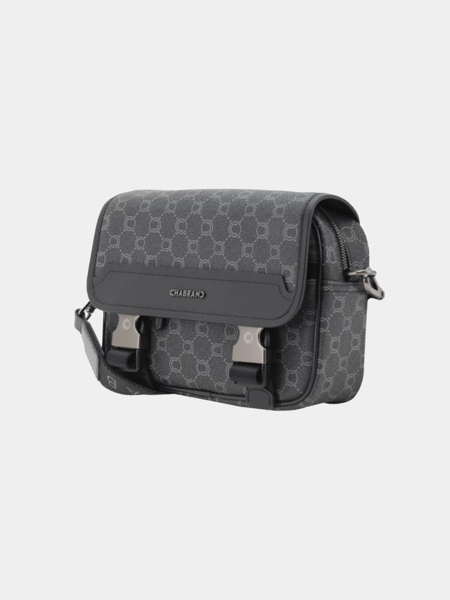 Sacoche imprimée à rabat kaki homme - Chabrand