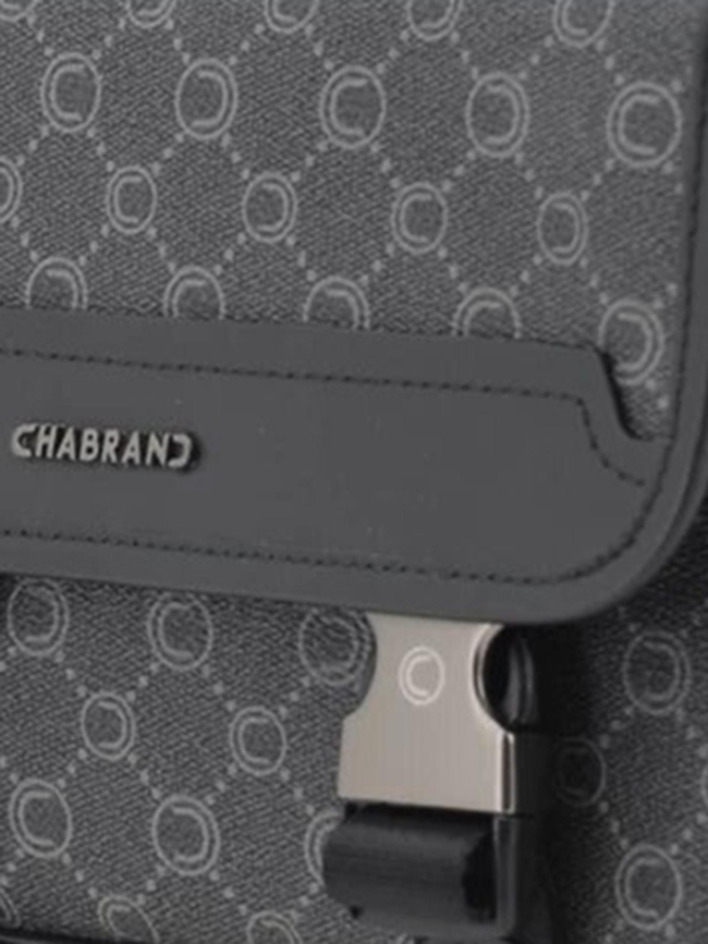 Sacoche imprimée à rabat kaki homme - Chabrand