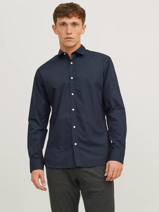 Chemise slim jjjoe bleu marine homme - Jack & Jones