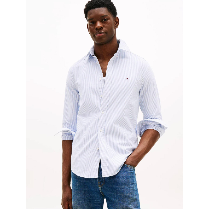 Chemise rayée heritage owford bleu homme - Tommy Hilfiger