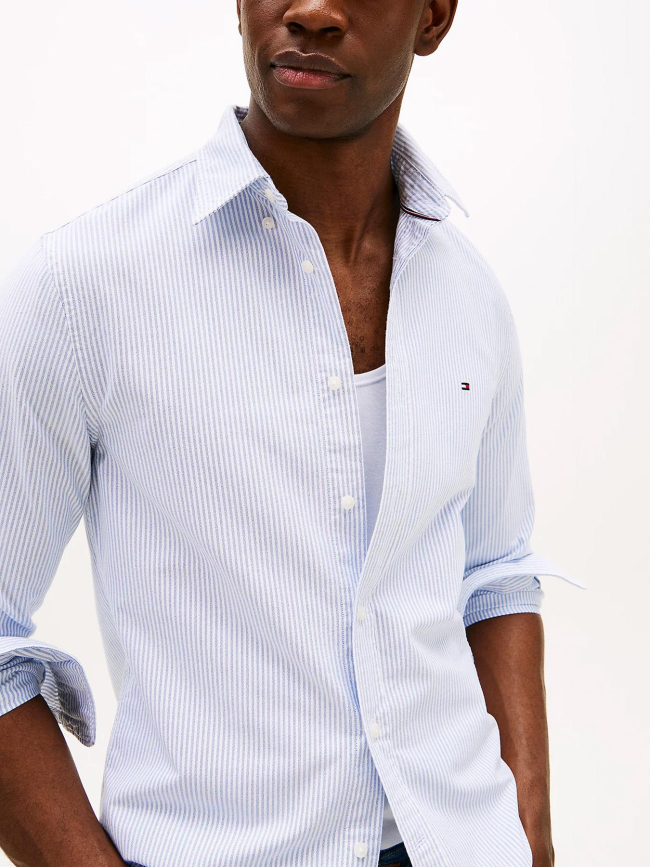 Chemise rayée heritage owford bleu homme - Tommy Hilfiger
