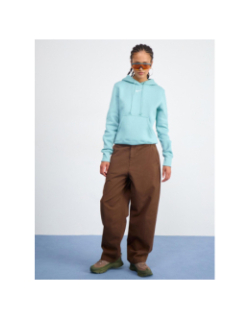 Sweat à capuche nsw phoenix fleece vert d'eau femme - Nike