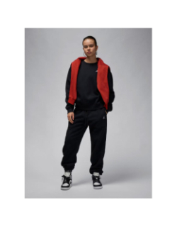 Sweat à col rond brooklyn fleece noir femme - Nike