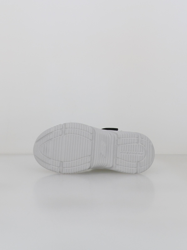 Baskets à scratch go run bleu noir enfant - Skechers