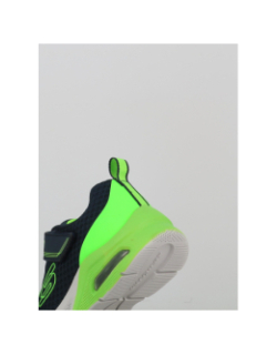 Baskets à scratch microspec max bleu marine enfant - Skechers