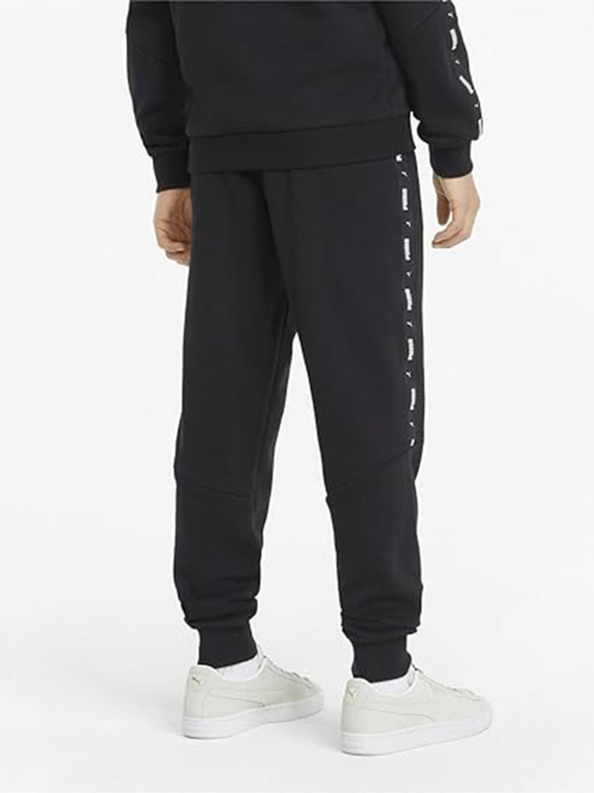 Pantalon jogging essential tape noir enfant - Puma