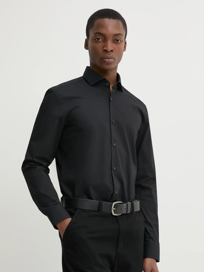 Chemise en coton kason noir homme - Hugo