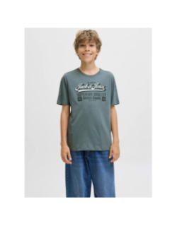 T-shirt à manches courtes jjelogo gris garçon - Jack & Jones