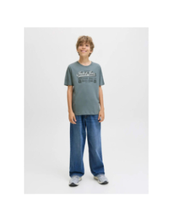 T-shirt à manches courtes jjelogo gris garçon - Jack & Jones