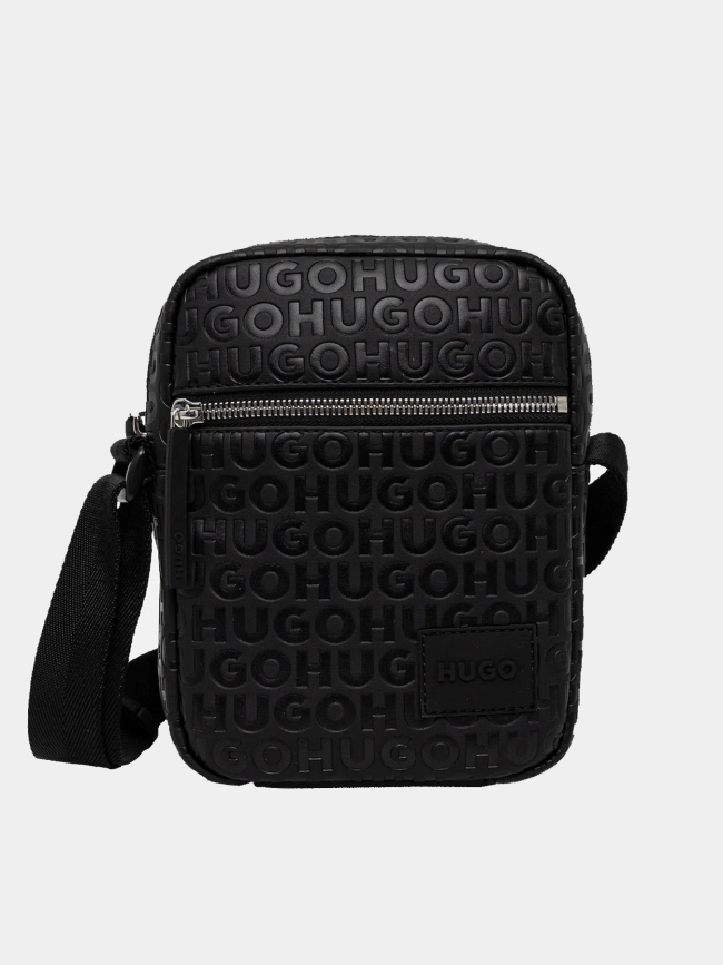 Sacoche bandoulière ethon 2.0 relief noir homme - Hugo