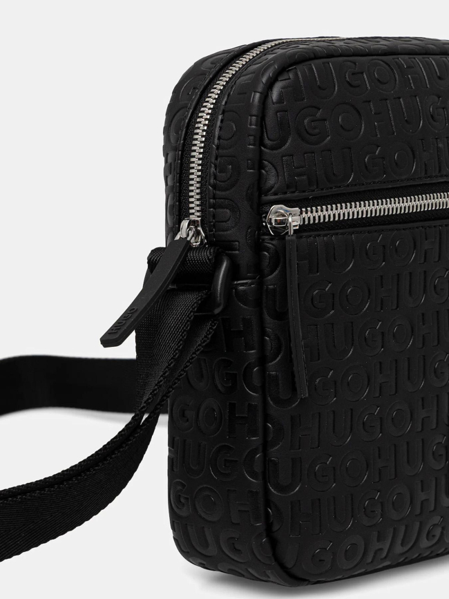 Sacoche bandoulière ethon 2.0 relief noir homme - Hugo