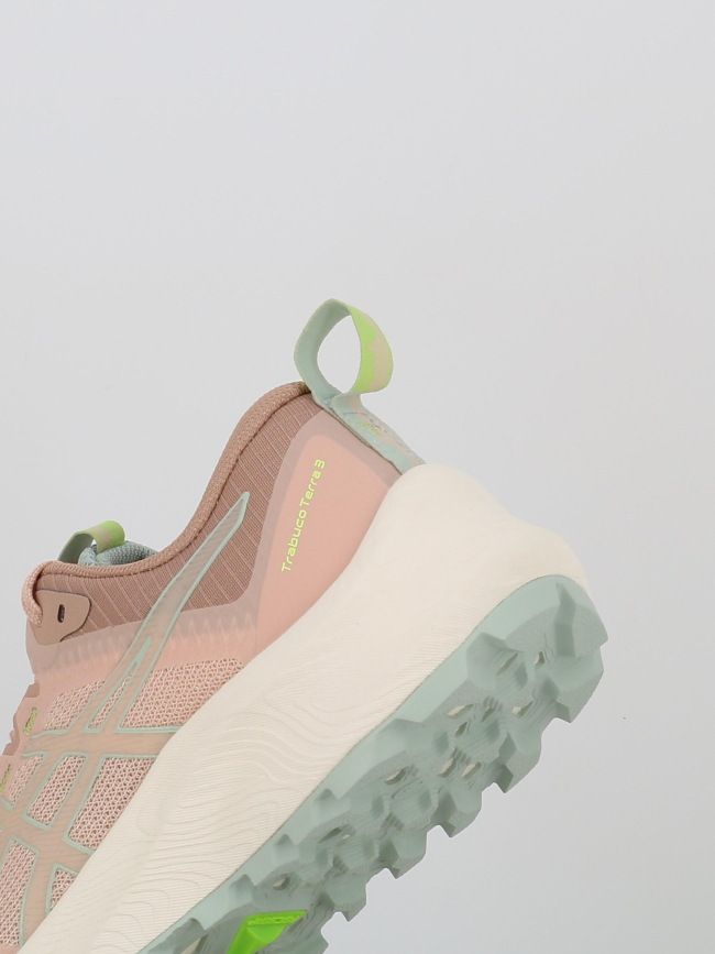 Chaussures de trail trabuco terra 3 rose femme - Asics