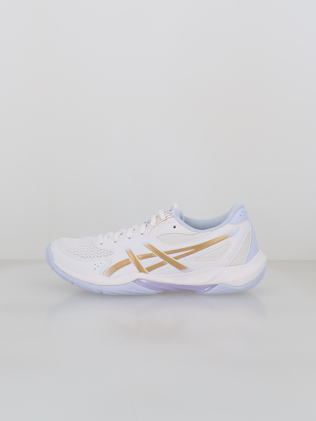 Chaussures de volleyball gel rocket blanc femme - Asics