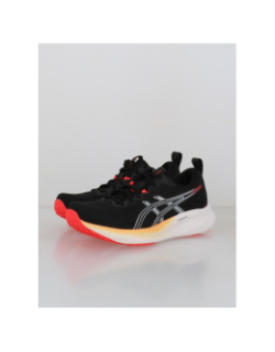 Chaussures de running gel pulse 16 noir et rouge homme - Asics