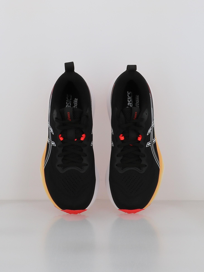 Chaussures de running gel pulse 16 noir et rouge homme - Asics