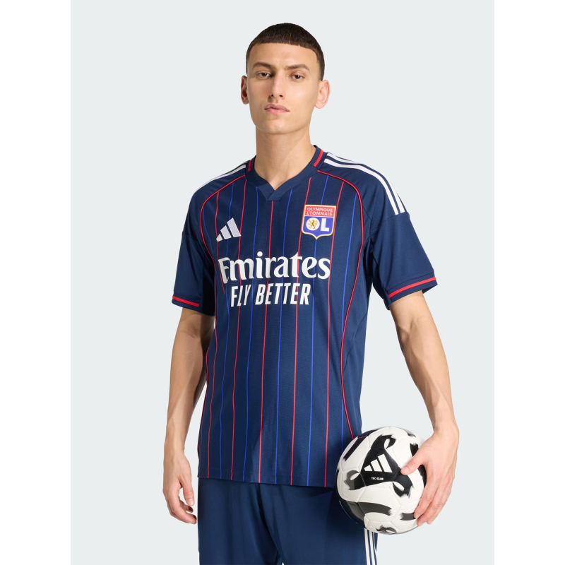 Maillot de football olympique lyonnais extérieur 25/26 bleu homme - Adidas