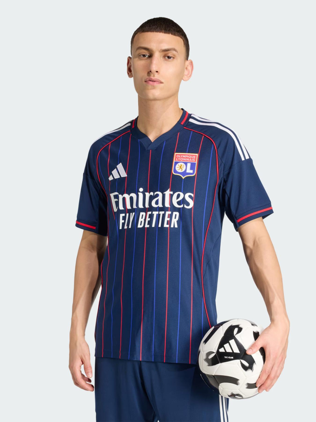 Maillot de football olympique lyonnais extérieur 25/26 bleu homme - Adidas