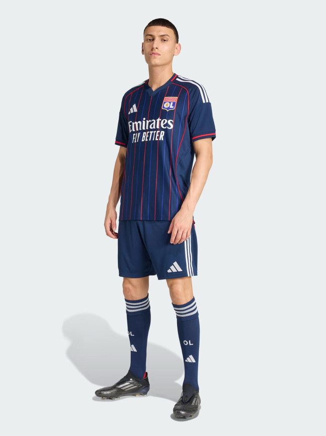 Maillot de football olympique lyonnais extérieur 25/26 bleu homme - Adidas