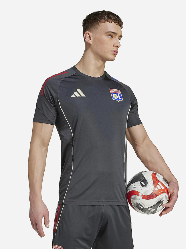 Maillot d'entrainement olympique lyonnais 25/26 gris homme - Adidas