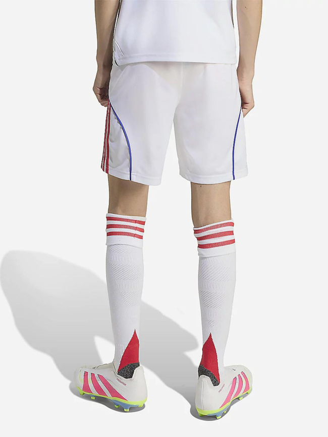 Short de football olympique lyonnais domicile 25/26 blanc enfant - Adidas