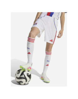 Short de football olympique lyonnais domicile 25/26 blanc enfant - Adidas