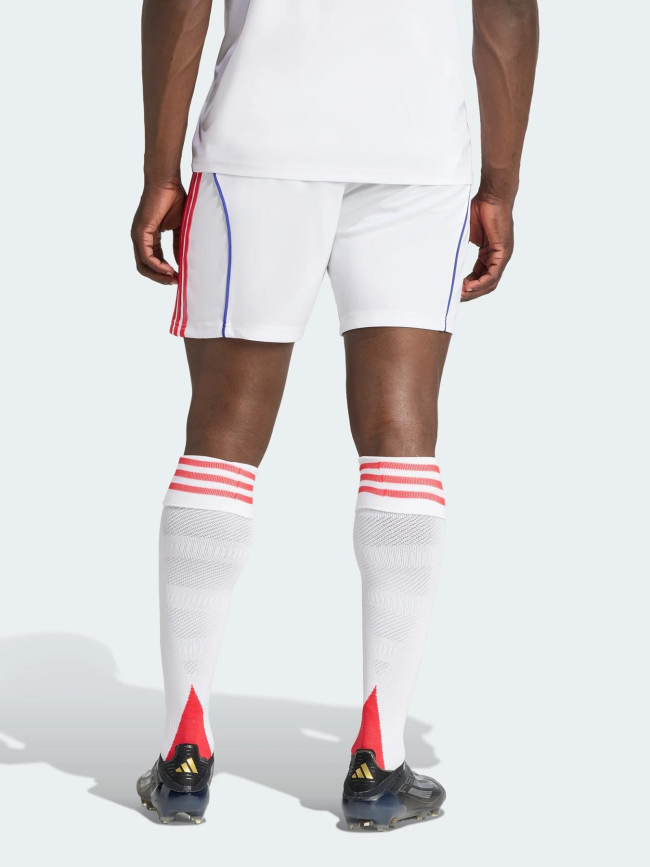 Short de football olympique lyonnais domicile 25/26 blanc homme - Olympique Lyonnais