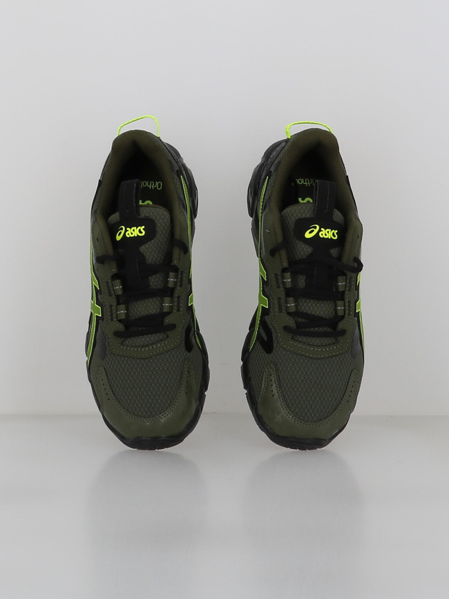 Baskets gel quantum 90 3 gs kaki enfant - Asics