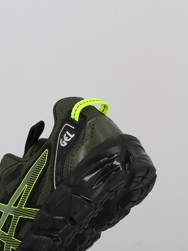 Baskets gel quantum 90 3 gs kaki enfant - Asics